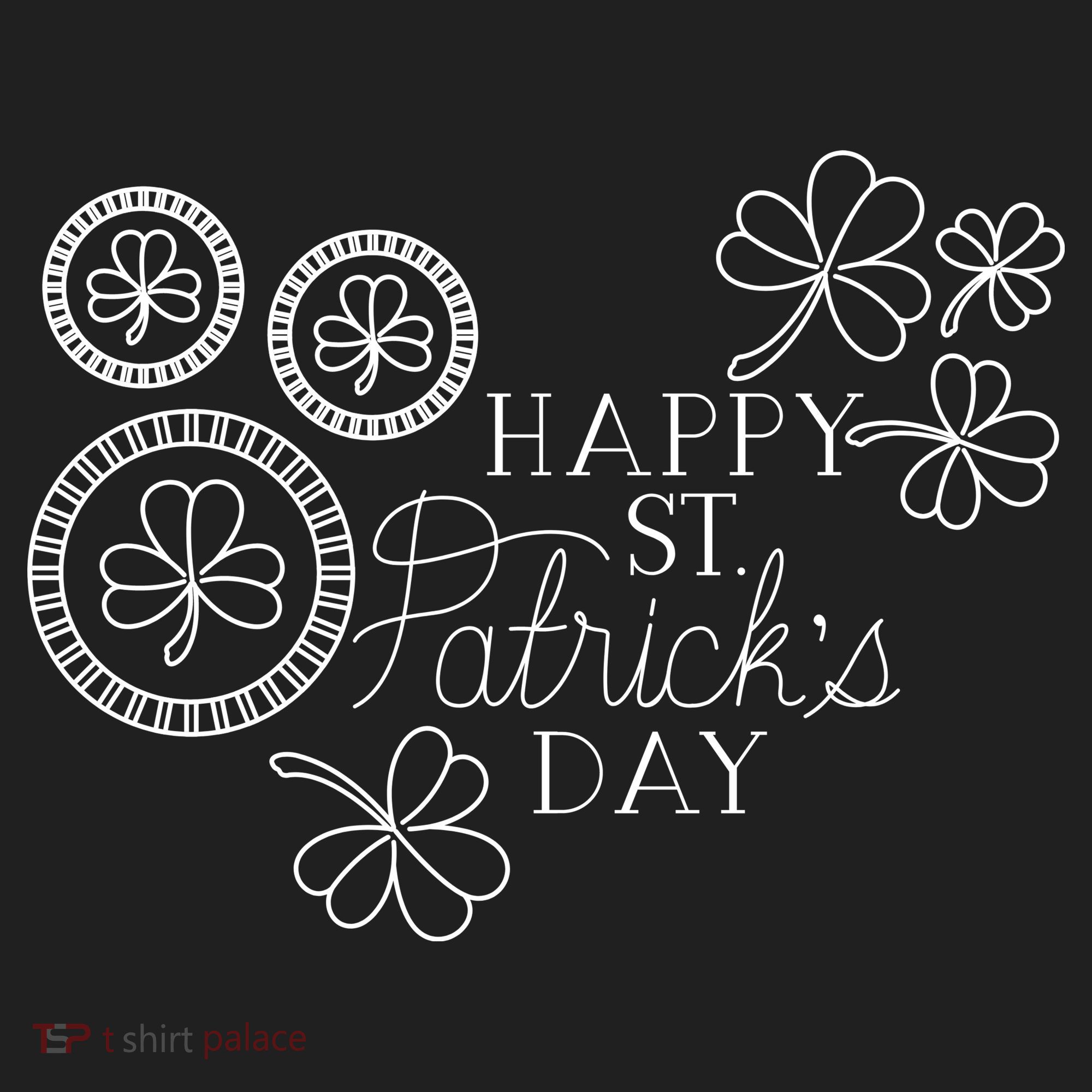 Happy St Patrick's Day Holiday Gift Golf Towel