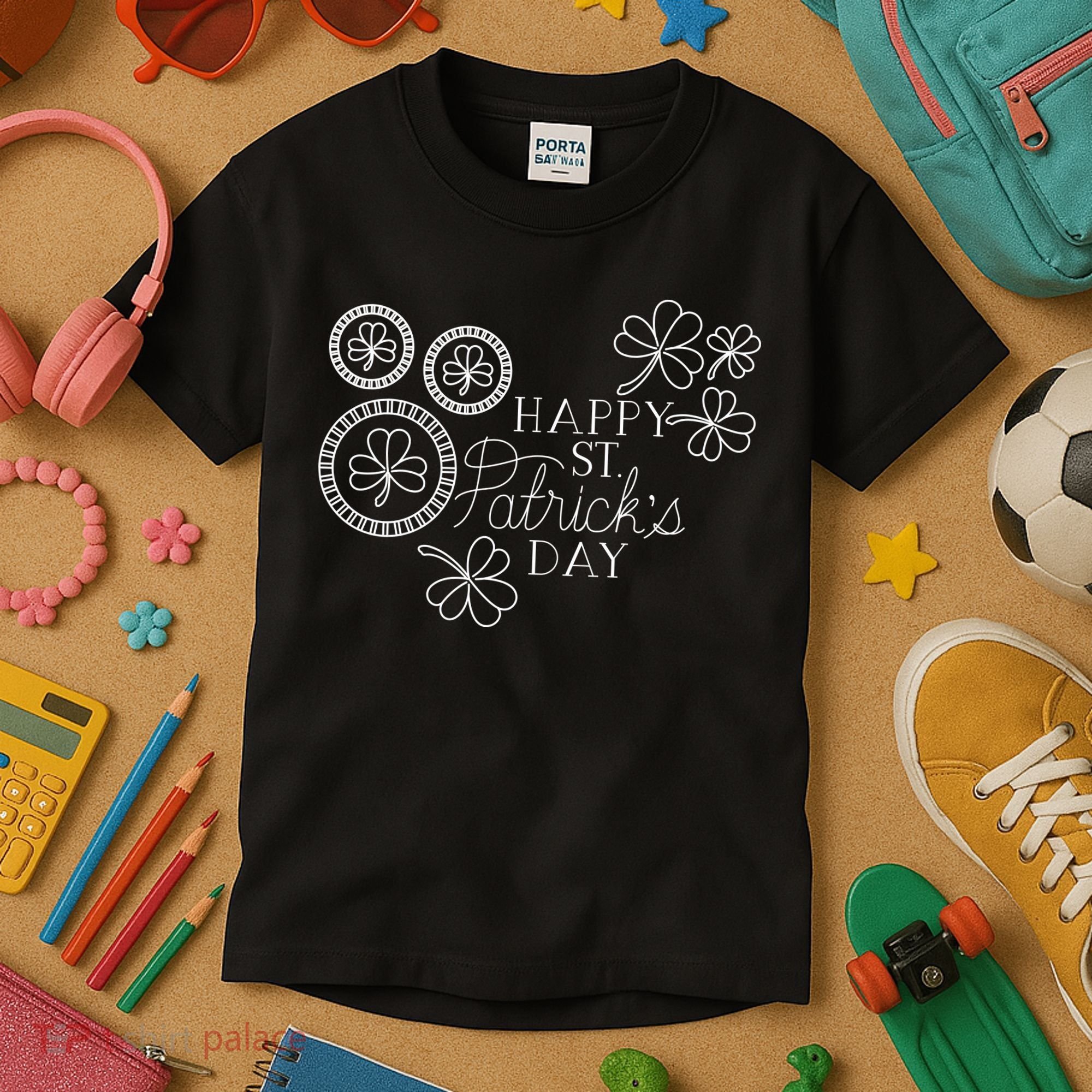 Happy St Patrick's Day Holiday Gift Kids T-Shirt