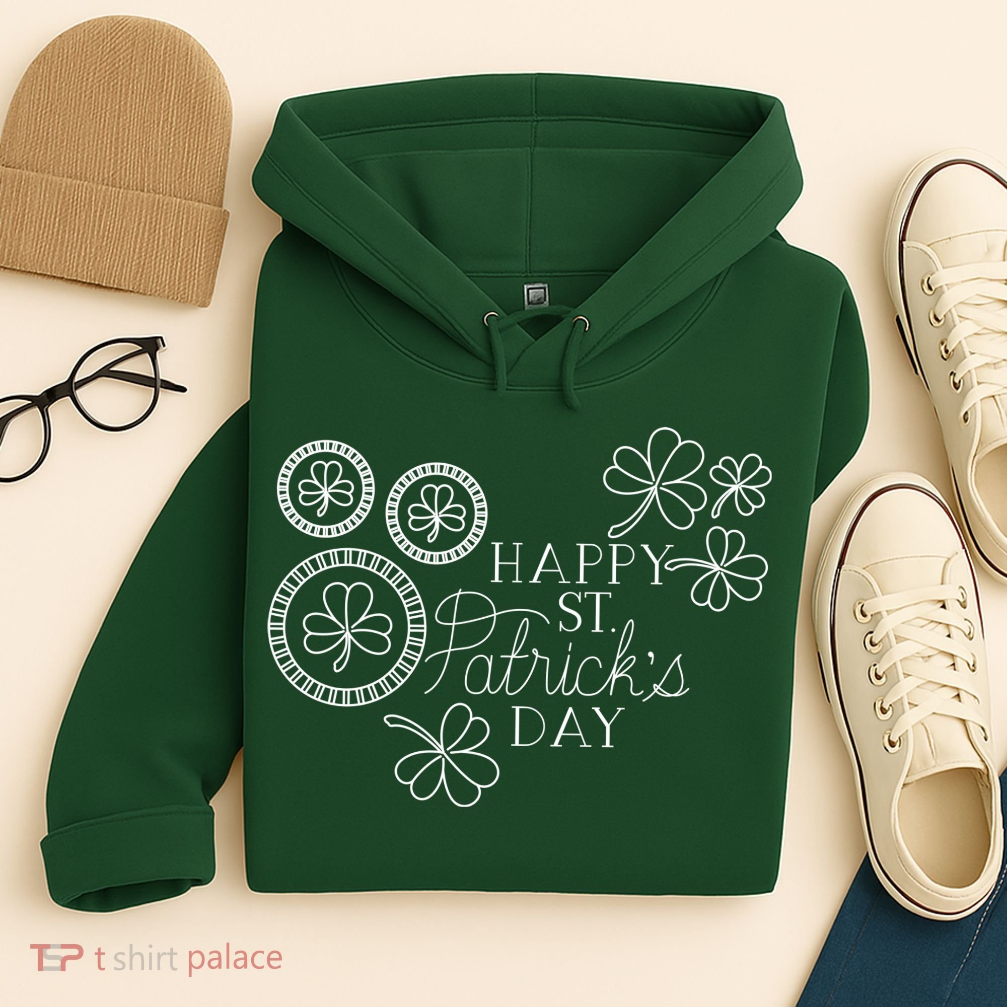 Happy St Patrick's Day Holiday Gift Hoodie