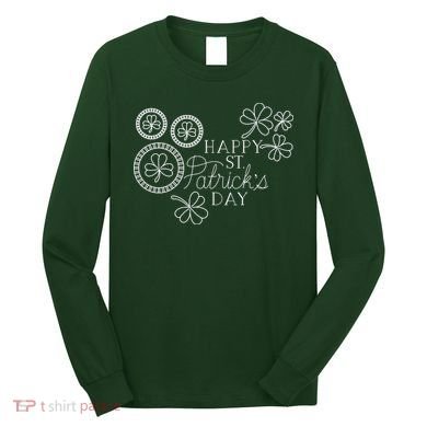 Happy St Patrick's Day Holiday Gift Long Sleeve Shirt