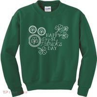 Happy St Patrick's Day Holiday Gift Kids Sweatshirt thumb 0