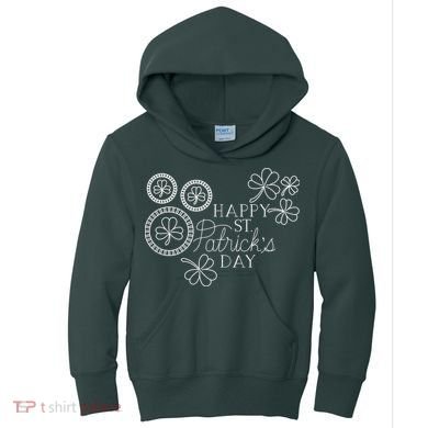 Happy St Patrick's Day Holiday Gift Kids Hoodie