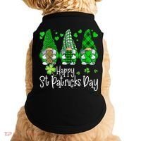 Happy Saint Patrick's Day Gnomes Shamrock Leprechaun Irish Happy Cute Doggie Tank thumb 0