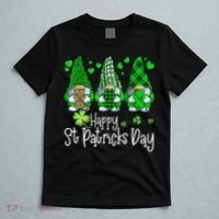 Happy Saint Patrick's Day Gnomes Shamrock Leprechaun Irish Happy Cute T-Shirt thumb 5