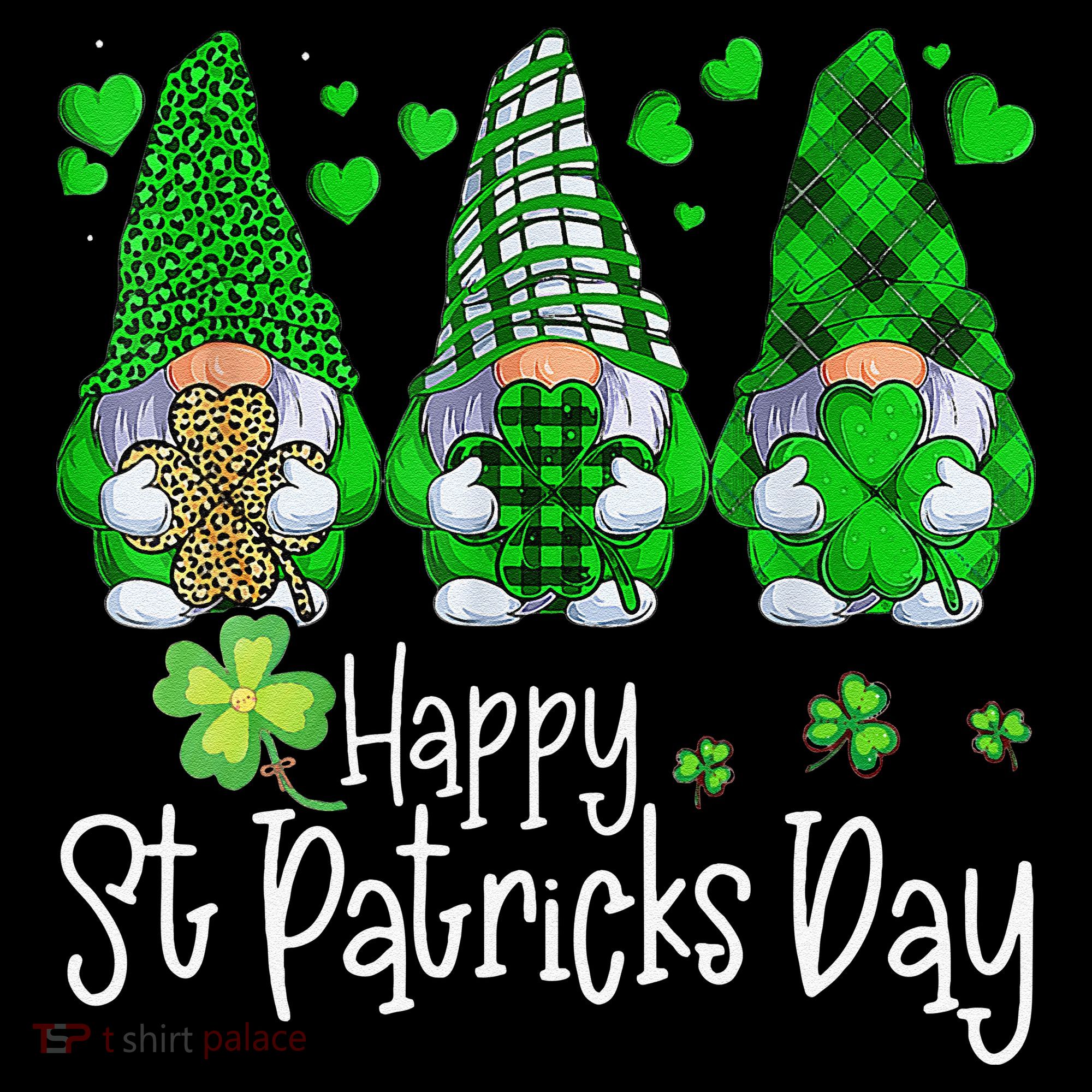 Happy Saint Patrick's Day Gnomes Shamrock Leprechaun Irish Happy Cute Coffee Mug