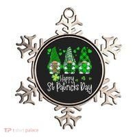Happy Saint Patrick's Day Gnomes Shamrock Leprechaun Irish Happy Cute Ornament thumb 0