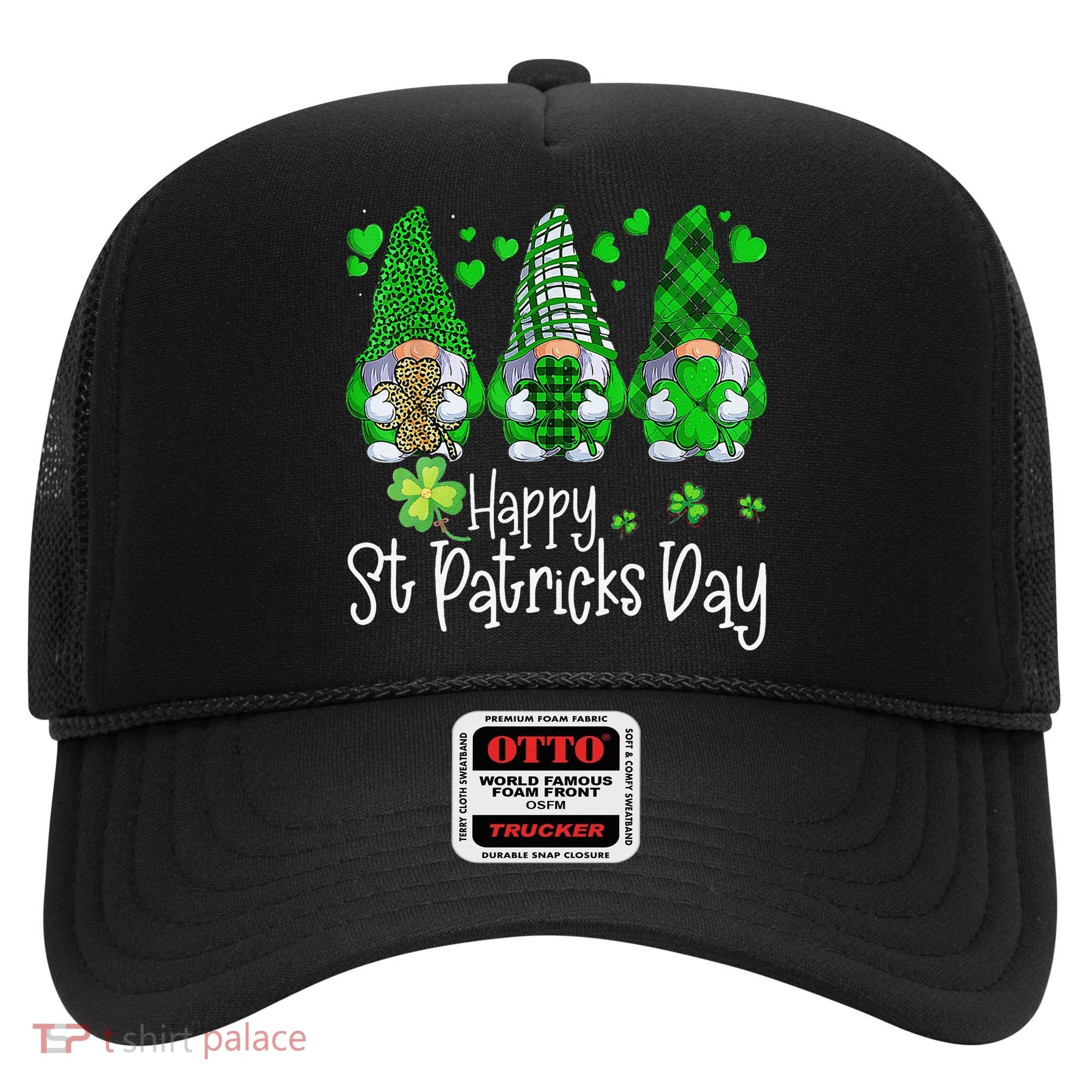 Happy Saint Patrick's Day Gnomes Shamrock Leprechaun Irish Happy Cute Hat