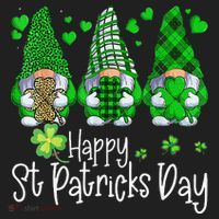 Happy Saint Patrick's Day Gnomes Shamrock Leprechaun Irish Happy Cute Hat thumb 2
