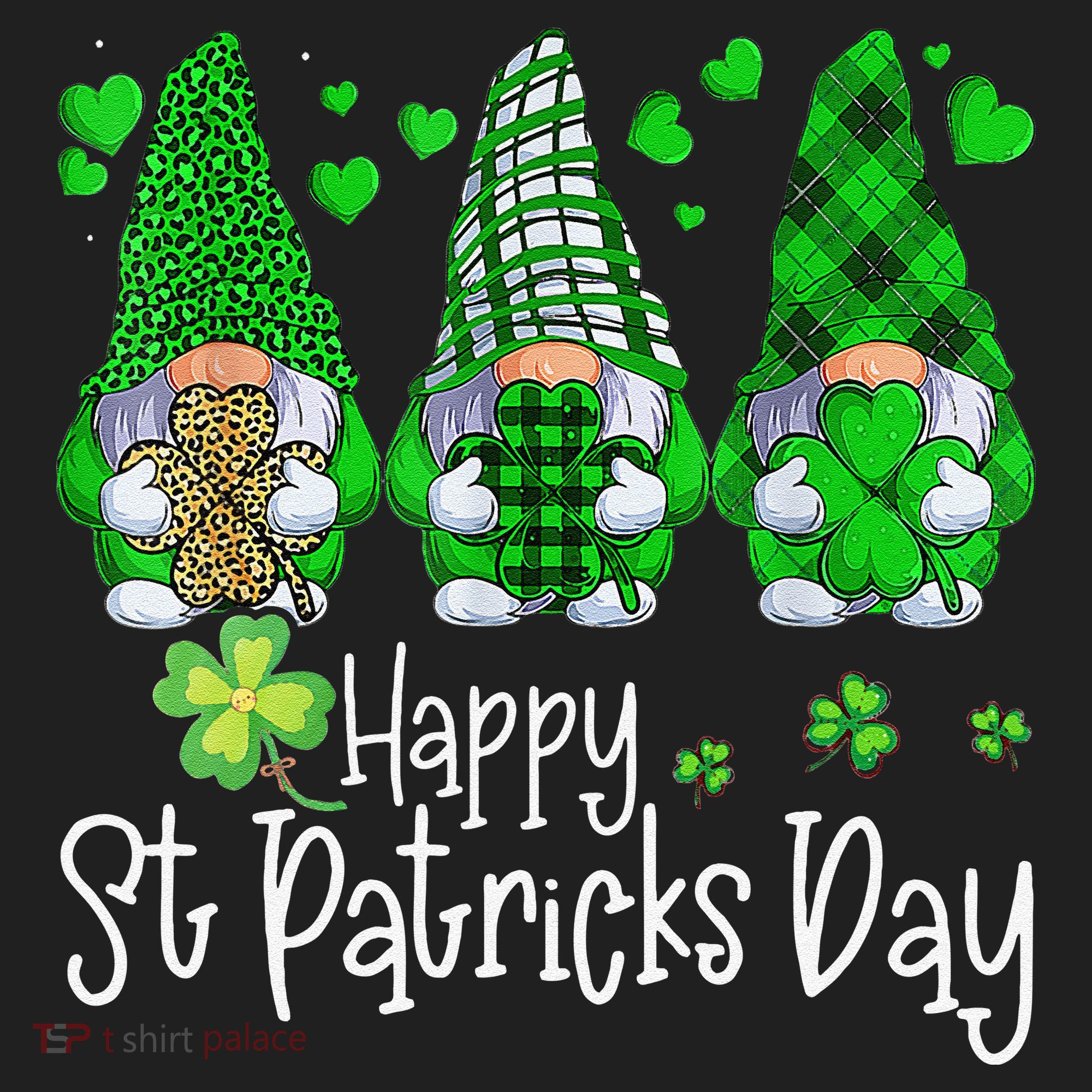 Happy Saint Patrick's Day Gnomes Shamrock Leprechaun Irish Happy Cute Hat