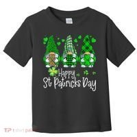 Happy Saint Patrick's Day Gnomes Shamrock Leprechaun Irish Happy Cute Toddler T-Shirt thumb 0
