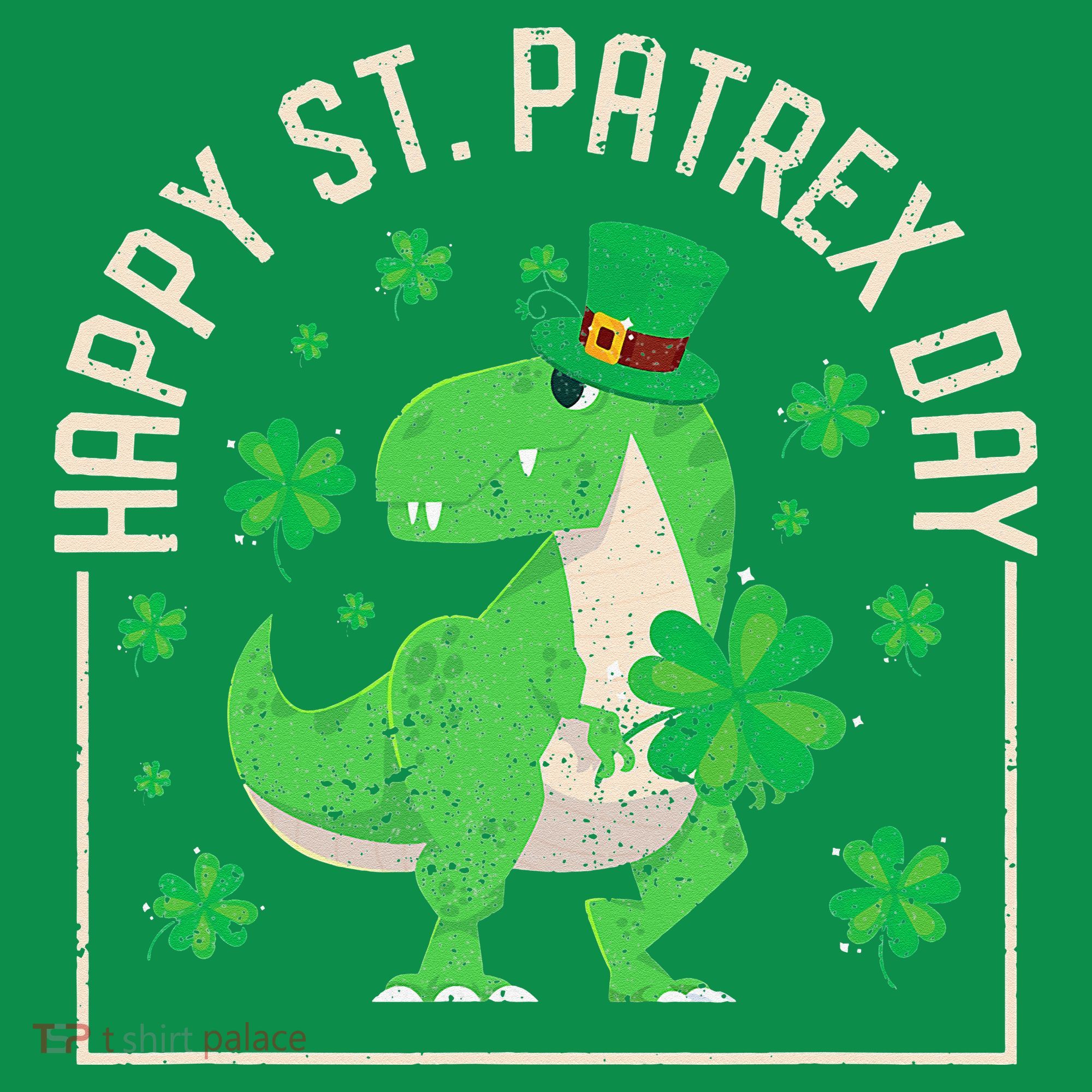 Happy St Patrex Day Funny Irish T-Rex Saint Patricks Dino Hoodie