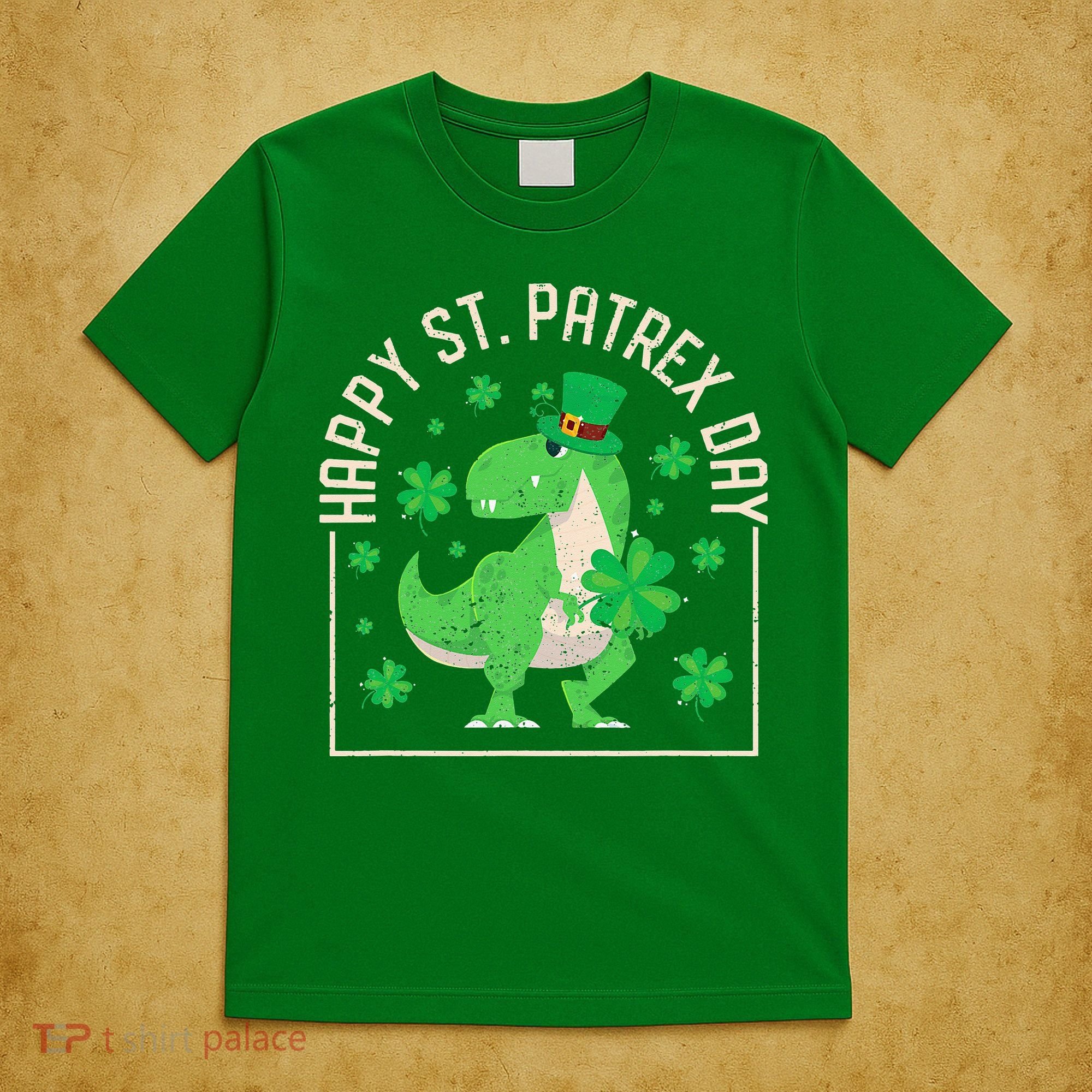 Happy St Patrex Day Funny Irish T-Rex Saint Patricks Dino T-Shirt