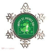 Happy St Patrex Day Funny Irish T-Rex Saint Patricks Dino Ornament thumb 0