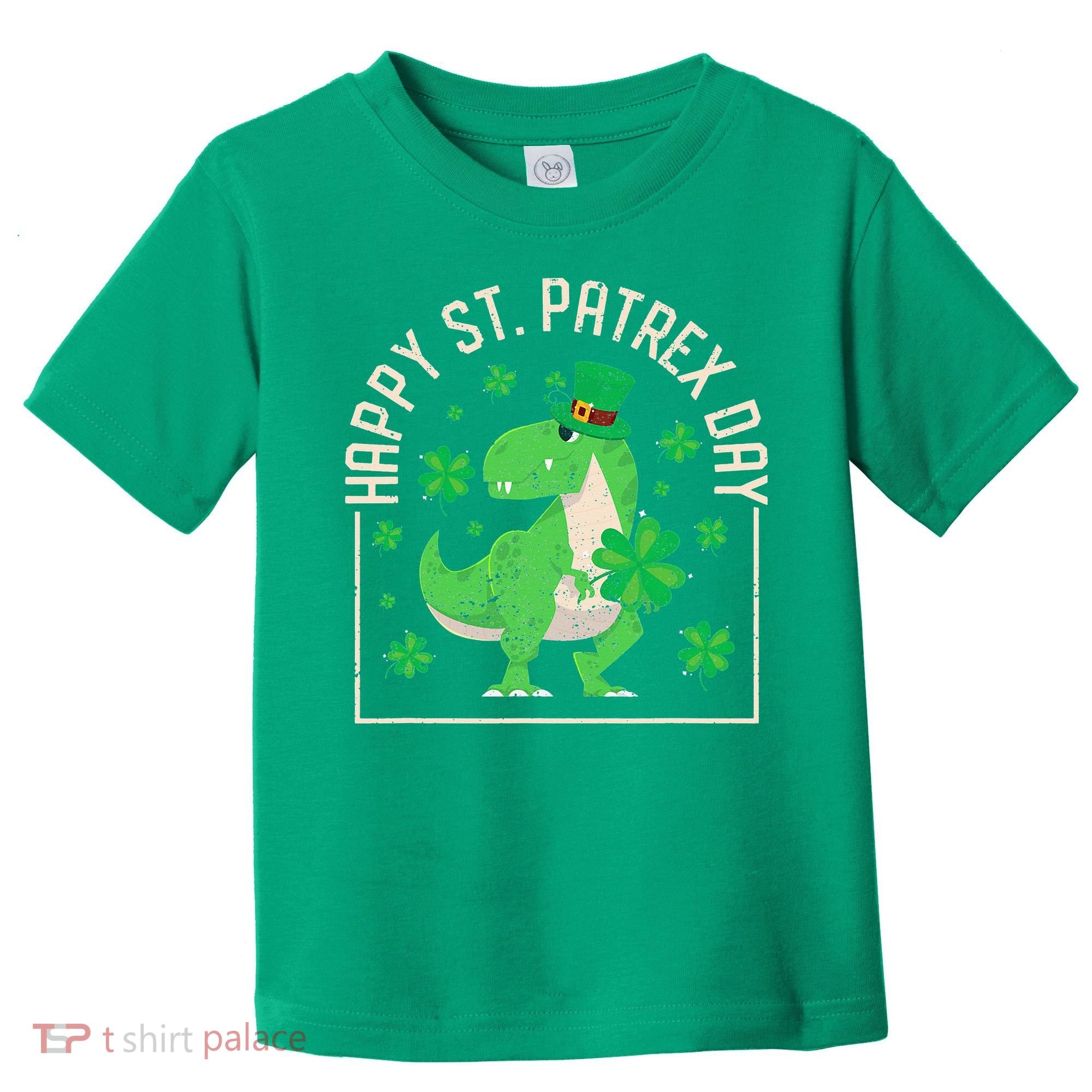 Happy St Patrex Day Funny Irish T-Rex Saint Patricks Dino Toddler T-Shirt