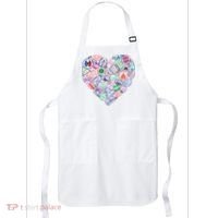 Heart Shaped Passport Travel Stamp Apron thumb 0
