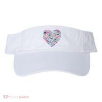 Heart Shaped Passport Travel Stamp Visor thumb 0