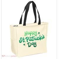 Happy St Patrick's Day Holiday Gift Tote Bag thumb 2