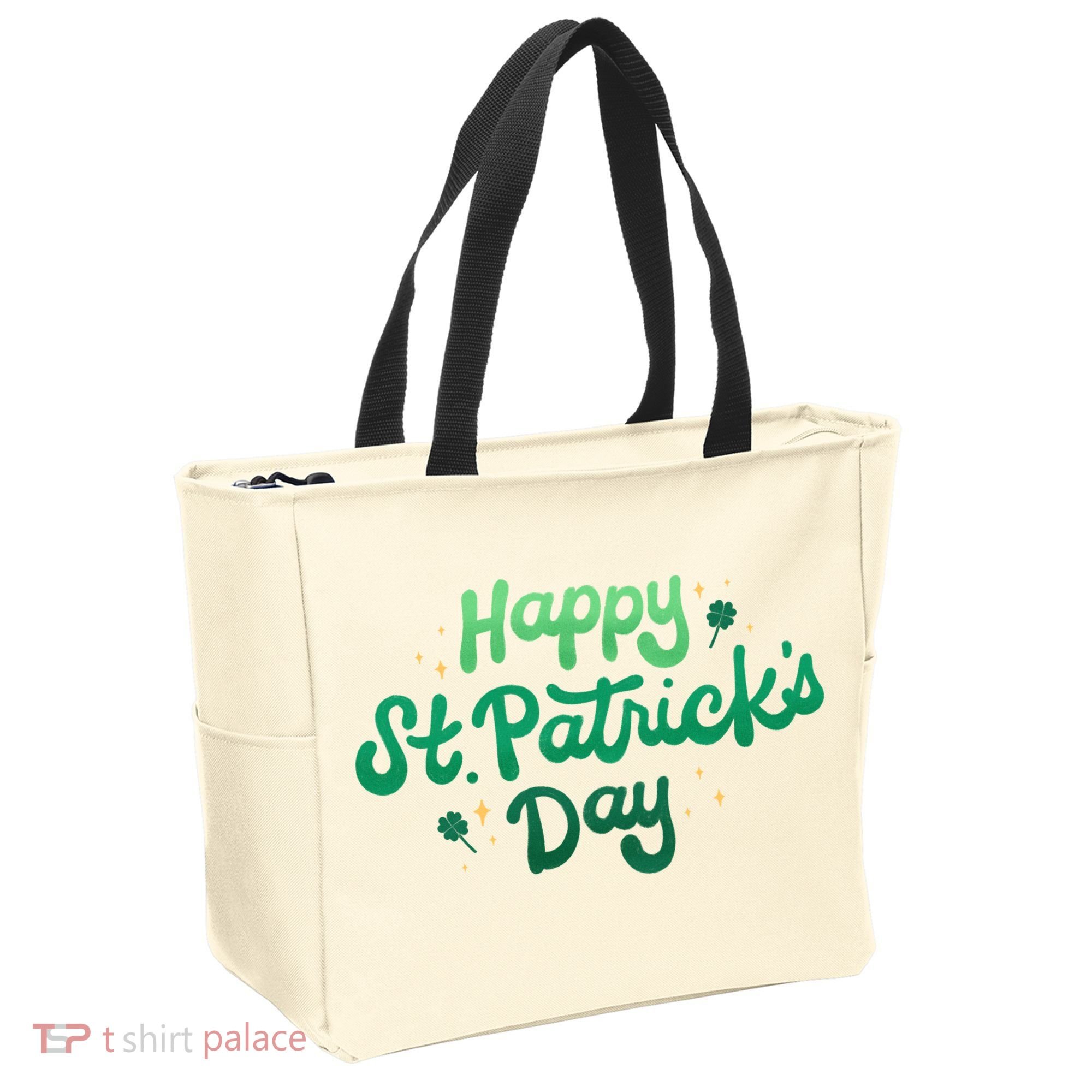 Happy St Patrick's Day Holiday Gift Tote Bag