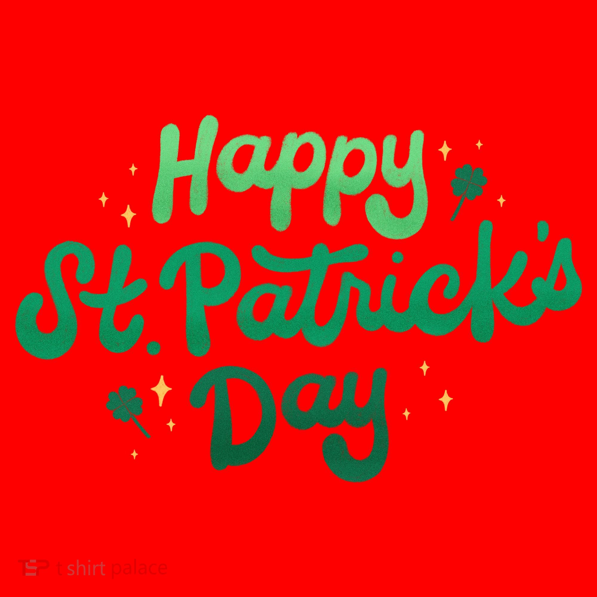 Happy St Patrick's Day Holiday Gift Santa Hat