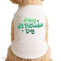 Happy St Patrick's Day Holiday Gift Doggie Tank thumb 0