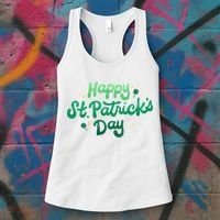 Happy St Patrick's Day Holiday Gift Women's Tank Top thumb 3