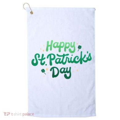 Happy St Patrick's Day Holiday Gift Golf Towel