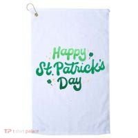 Happy St Patrick's Day Holiday Gift Golf Towel thumb 0