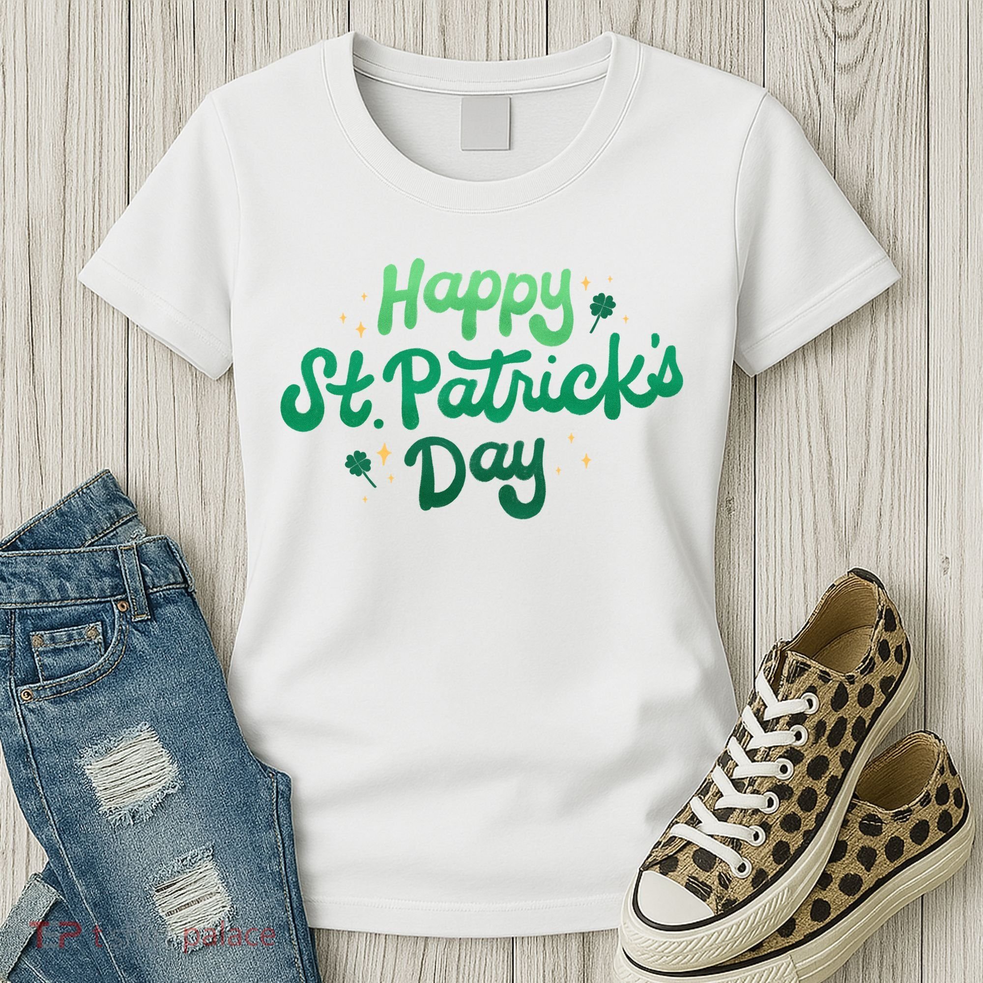 Happy St Patrick's Day Holiday Gift Women's T-Shirt