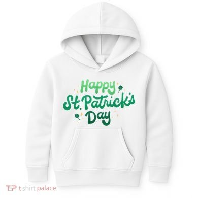 Happy St Patrick's Day Holiday Gift Kids Hoodie