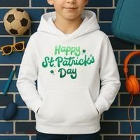 Happy St Patrick's Day Holiday Gift Kids Hoodie thumb 2