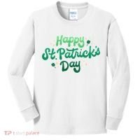 Happy St Patrick's Day Holiday Gift Kids Long Sleeve Shirt thumb 0