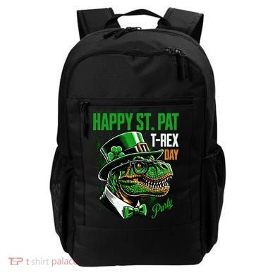 Happy St Pat Rex Day Dino St Patricks Day Backpack