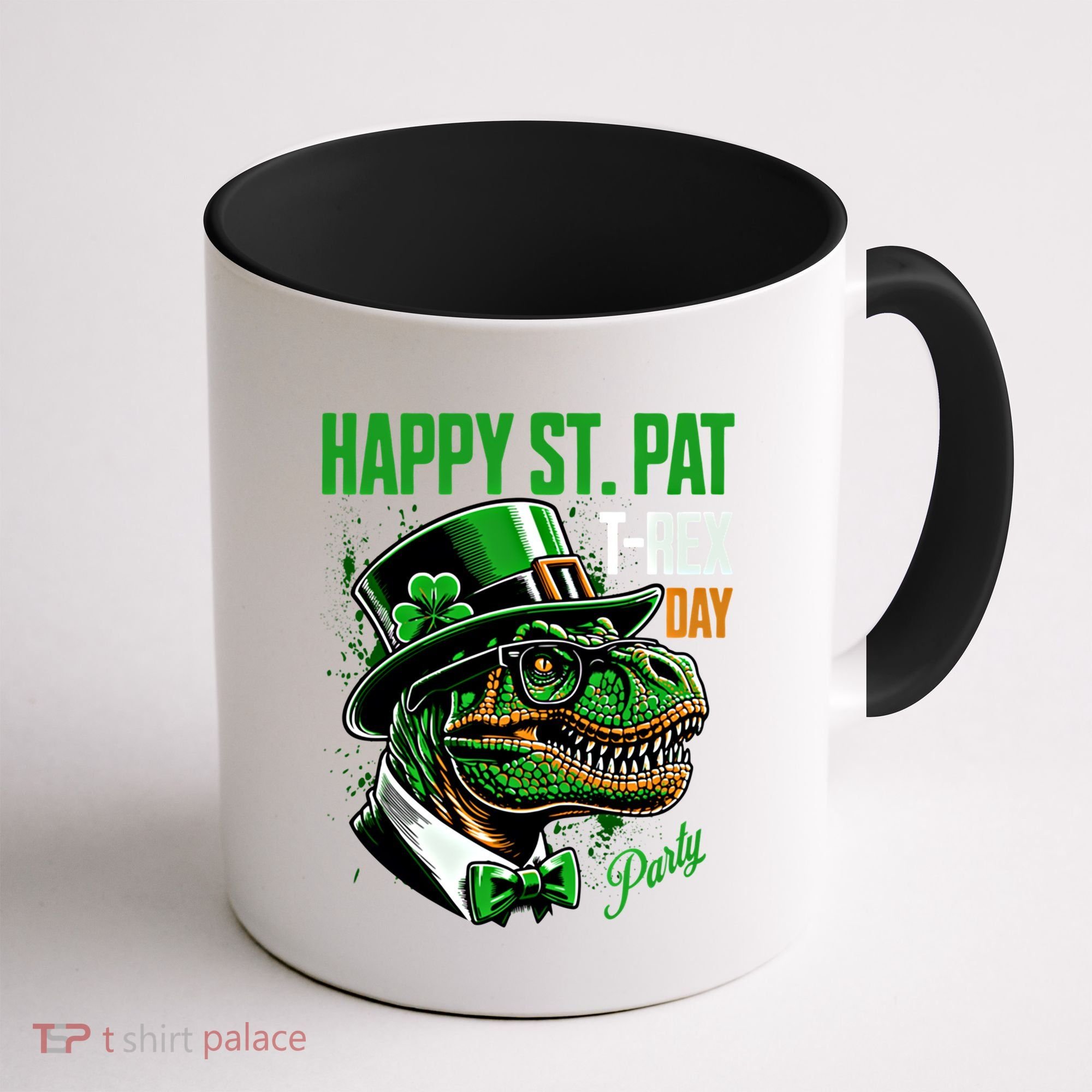 Happy St Pat Rex Day Dino St Patricks Day Coffee Mug