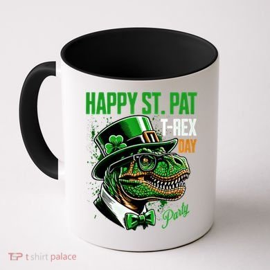 Happy St Pat Rex Day Dino St Patricks Day Coffee Mug
