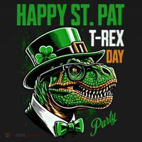 Happy St Pat Rex Day Dino St Patricks Day Ornament thumb 1