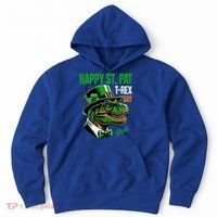 Happy St Pat Rex Day Dino St Patricks Day Hoodie thumb 0