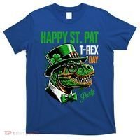 Happy St Pat Rex Day Dino St Patricks Day T-Shirt thumb 0