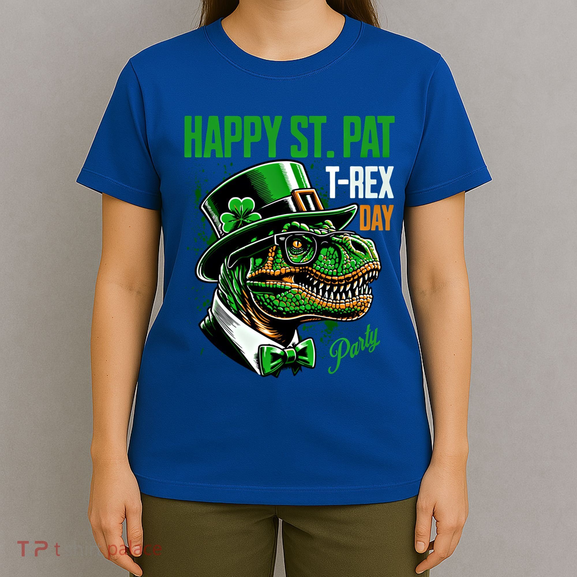Happy St Pat Rex Day Dino St Patricks Day T-Shirt