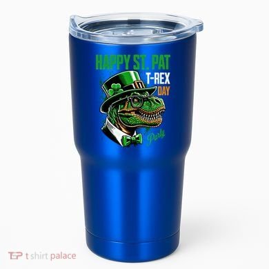 Happy St Pat Rex Day Dino St Patricks Day Tumbler