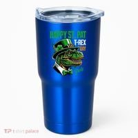 Happy St Pat Rex Day Dino St Patricks Day Tumbler thumb 0
