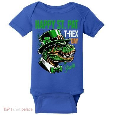 Happy St Pat Rex Day Dino St Patricks Day Baby Bodysuit