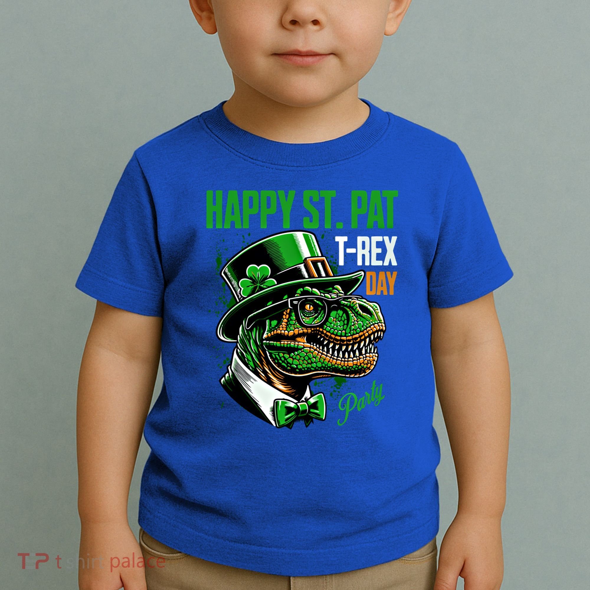 Happy St Pat Rex Day Dino St Patricks Day Toddler T-Shirt