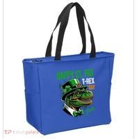 Happy St Pat Rex Day Dino St Patricks Day Tote Bag thumb 2
