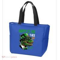 Happy St Pat Rex Day Dino St Patricks Day Tote Bag thumb 3