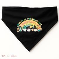Happy St. PatrickS Day Leprechaun Gnomes USA-Made Doggie Bandana thumb 0