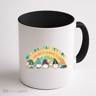 Happy St. PatrickS Day Leprechaun Gnomes Coffee Mug back