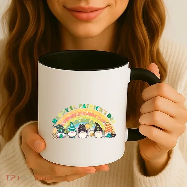 Happy St. PatrickS Day Leprechaun Gnomes Coffee Mug