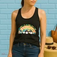 Happy St. PatrickS Day Leprechaun Gnomes Women's Tank Top thumb 2