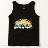 Happy St. PatrickS Day Leprechaun Gnomes Tank Top thumb 2