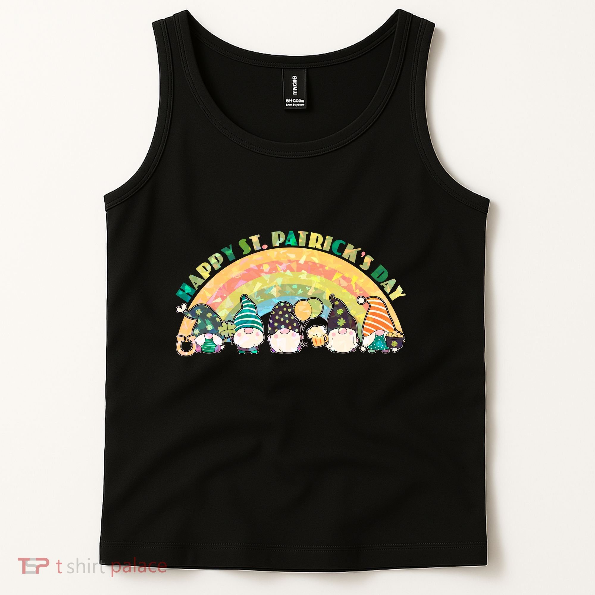 Happy St. PatrickS Day Leprechaun Gnomes Tank Top